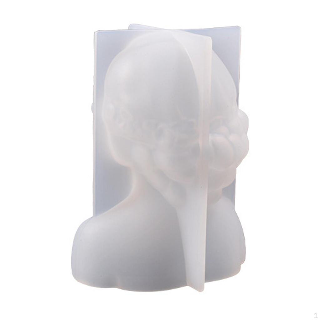 Elegantní dámský silikonový model pro výrobu svíček a potřeby pro odlévání pryskyřice