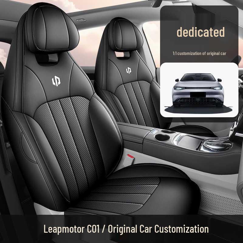 2024 Leapmotor C01 Premium Full-Cover Leather Seat Cushion for Electric Cars
