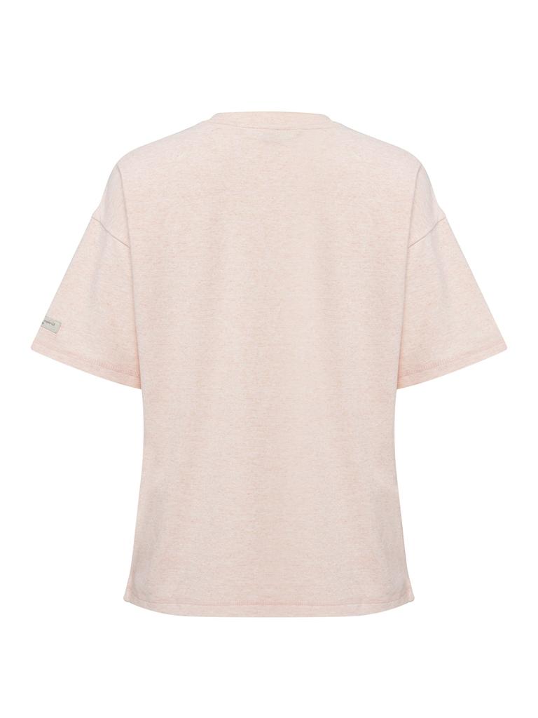 EIDER Tech Linen Women'S Short Sleeve Round Neck T-Shirt_Cool Pink