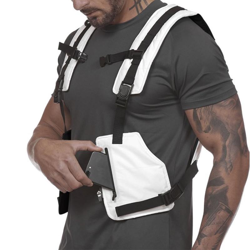 Multifunktionale Weste Funktion Militärisch Taktische Brusttasche Verstellbar Sport Fitness Schutz Reflektierend Oberteil Outdoor Angelweste