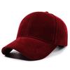Modische Wildleder Baseballkappen für Herren Damen Herbst Winter Einfarbig Retro Snapback Golfmütze Unisex Street Verstellbare SonnenkappeS Gorras