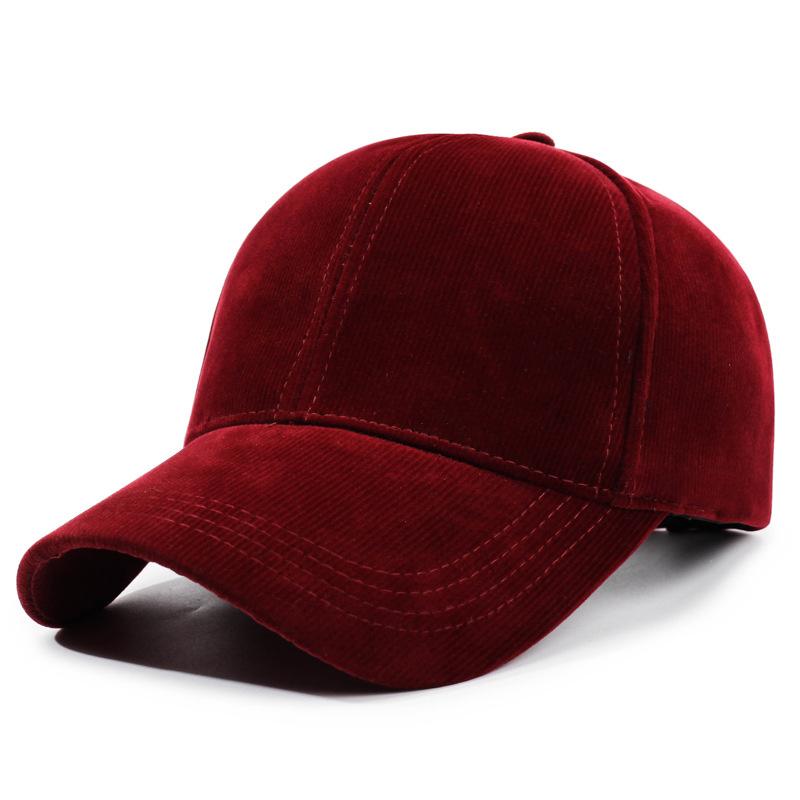 Modische Wildleder Baseballkappen für Herren Damen Herbst Winter Einfarbig Retro Snapback Golfmütze Unisex Street Verstellbare SonnenkappeS Gorras