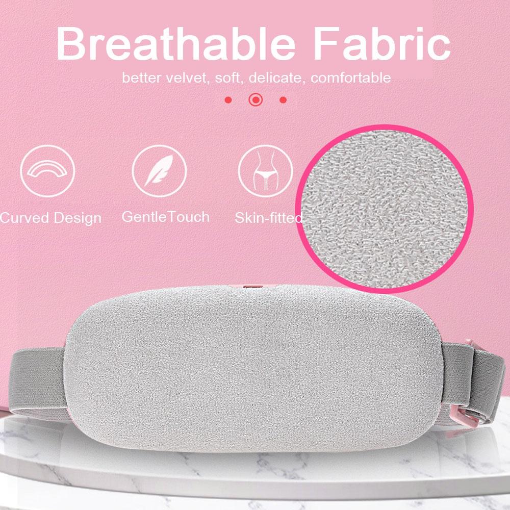 Elektrische Heizung Menstruations Vibration Pad Gürtel Für Periode Schmerzlinderung Krämpfe Warm Lady Uterus Gürtel