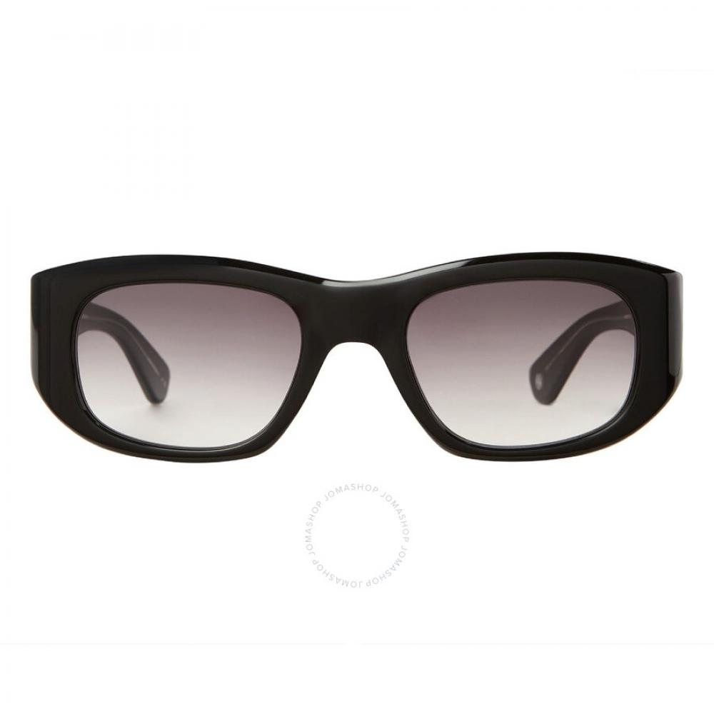 

Garrett Leight Laguna Sun Waning Moon Gradient Rectangular Unisex Sunglasses 2140 Bk Wmng 50