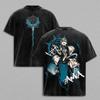 Gachiakuta Vintage Anime Gewassen Shirt Anime Liefhebber T-shirt Cadeau Grafische Print T-shirt Oversized Mannen Vrouwen Street T-shirt