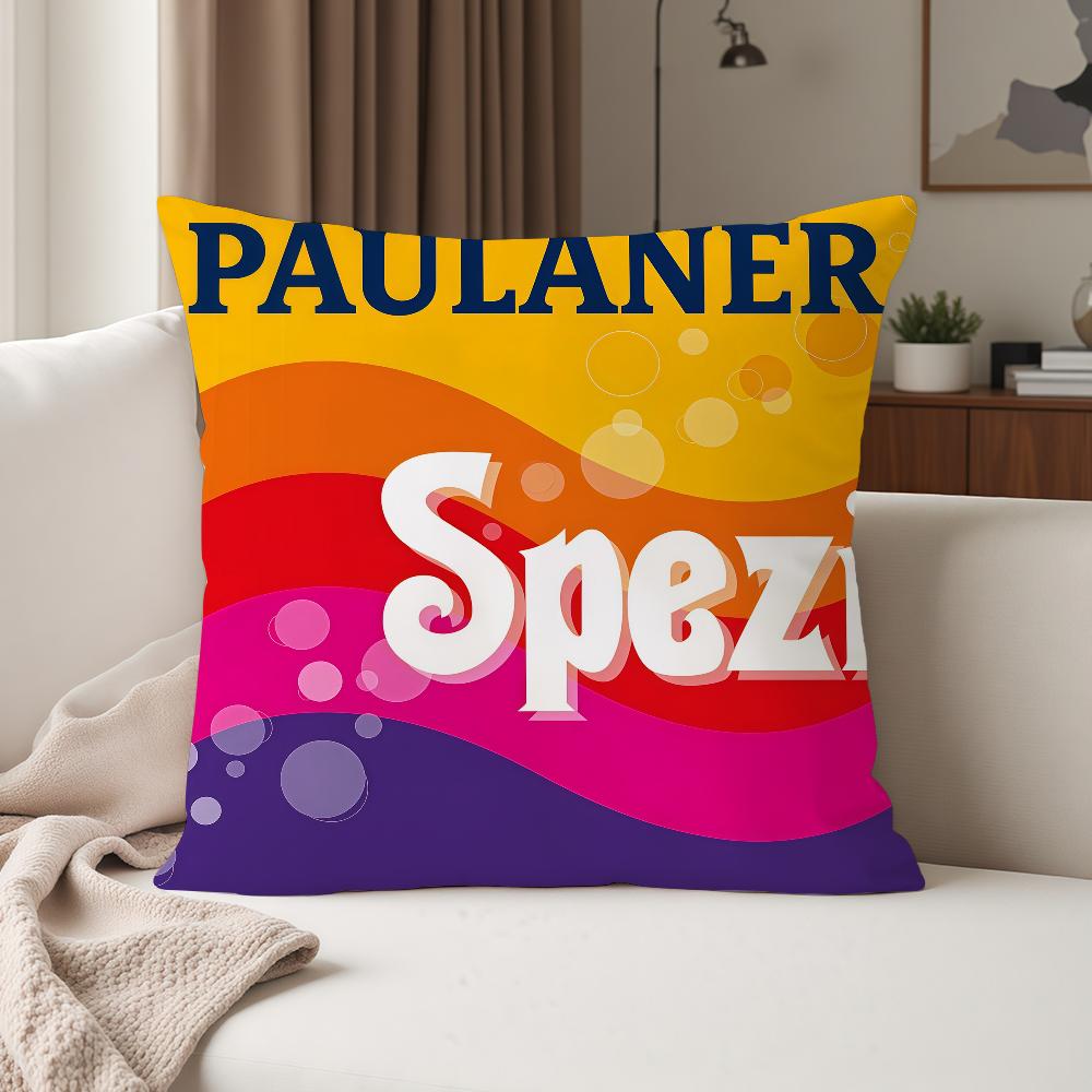 Fashion P-Paulaner S-Spezi Pillow Case Suitable For Bedrooms Living Rooms Cars Home Decoration