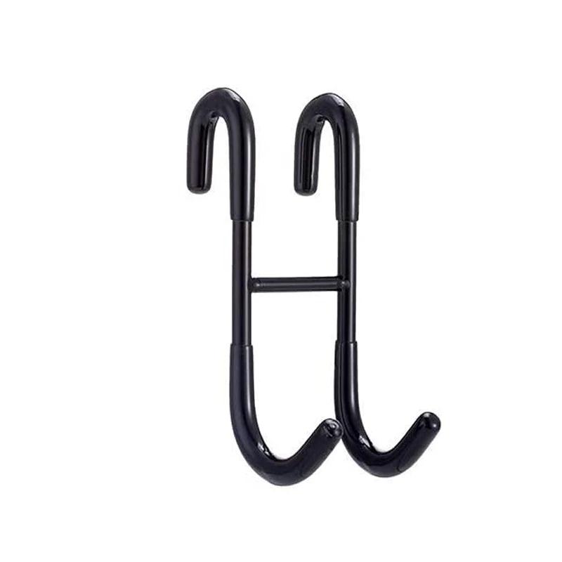 

Крючок для душа 304, стеклянная дверь из нержавеющей стали, крючок для душа, вешалка для полотенец, крючки для одежды, кухня, ванная комната, бескаркасные крючки без сверления чёрный