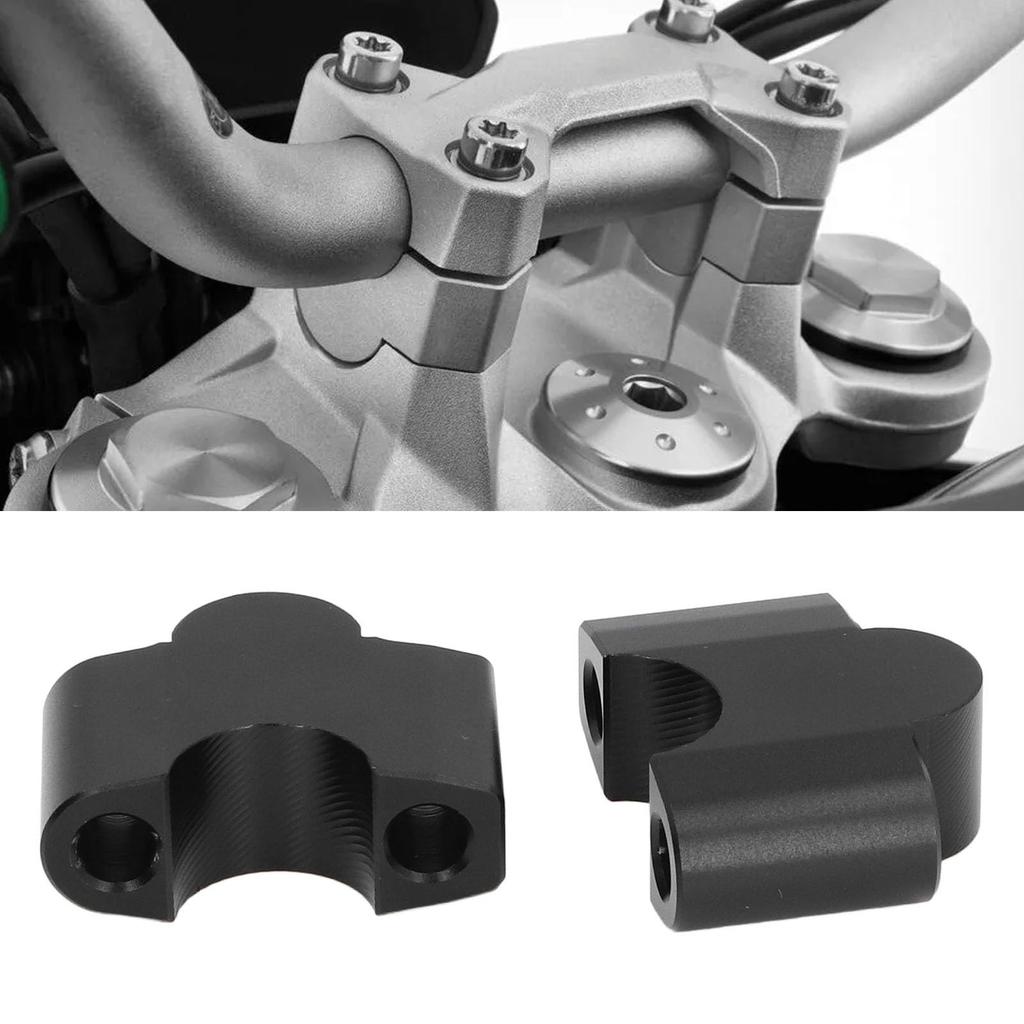 30mm Motorcycle Handlebar Riser Kit for Eliminator 400 450 SE & Z650RS - T6063 Aluminum Alloy, Reduce Riding Fatigue
