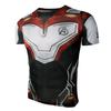 Die Avengers 4 Endgame Superheld 3D Kurzarm T-Shirt Mit Lebendigem Design