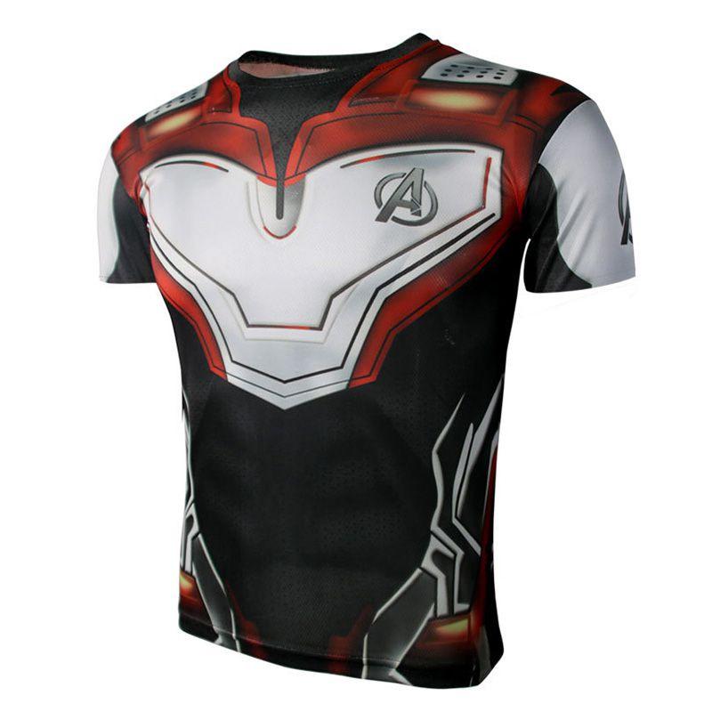 Die Avengers 4 Endgame Superheld 3D Kurzarm T-Shirt Mit Lebendigem Design