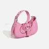 2025 New Trendy Women's Bag, Unique Design, Textured Baguette Bag, Vintage Underarm Bag, Versatile Wide-Strap Shoulder Bag