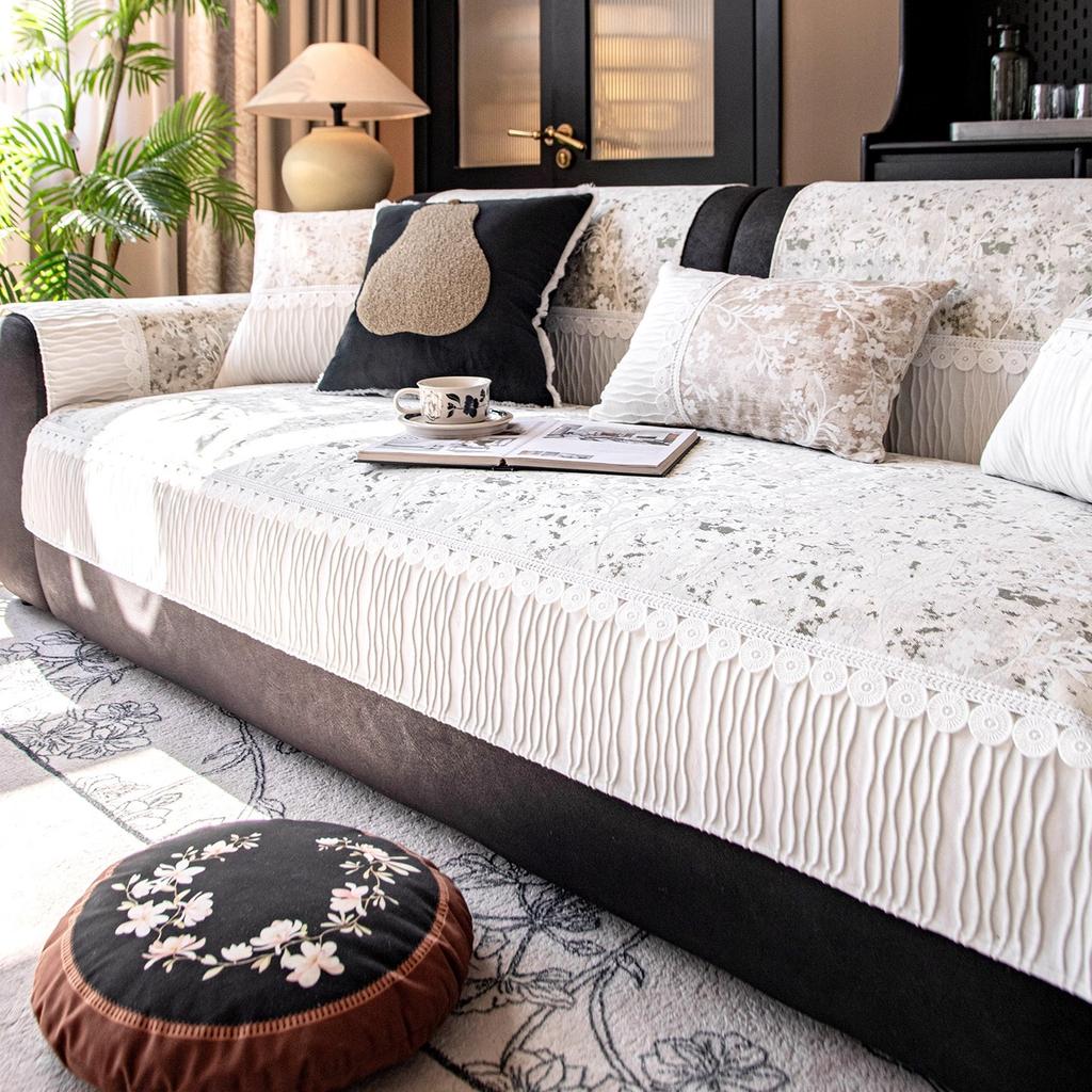 High-precision Fixed Non-slip Sofa Cushion 2025 New Four-season Universal Light Luxury High-end Straight-row Living Room Cushion