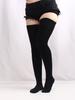 Large Size Extended Length Over-Knee High-Tube Socks Women 70cm Cotton Long Tube Socks Leggings Striped Comfortable Socks