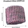 Steel Wool Soap Scrubber Pads, 20Pcs Pre-Soaped Scouring Pads, Effective and Cleansing Scouring Pads for Cleaning Pots Pans