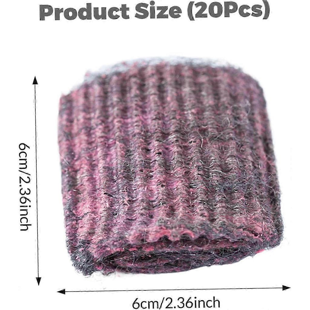 Steel Wool Soap Scrubber Pads, 20Pcs Pre-Soaped Scouring Pads, Effective and Cleansing Scouring Pads for Cleaning Pots Pans