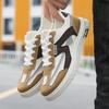Board Shoes Men's Summer New Thick-soled Lightweight Fashion Men's Shoes Youth Leather Surface Low-top Casual Trendy Shoes