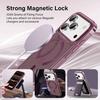 Coque + 2 Verres Trempés pour iPhone 18 Pro, Antichoc avec Anneau Magnétique - Bordeaux Translucide