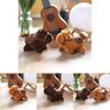 Horse Plush Toy Keychain Crystal Soft Pp Cotton Stuffed Animal Charm Gift For Kids Teens