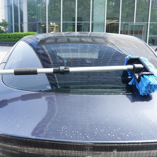 

Car Detailing Brush Universal Window Wiper Car Deep Cleaning Brush Automotive Window Cleaner Car Interior Cleaning Tool for Vehicles Boats RVs жовтий