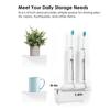 Wall Mounted Electric Toothbrush Holder for Bathroom Organization and Charging Convenience