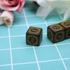 10 Piezas Dados Poliédricos Acrílicos Únicos Bordes Cuadrados Dados de Rol Dados de Juego de Mesa de 6 Caras Superficie Lisa
