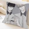 Korean Manhwa BL Anime Pillow Cushion Cover Pillowcase Living Room Sofa Home Decor Customized