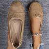 Women's Casual Loafers Slip On Flats Round Toe Comfortable Walking Shoes Soft Sole Flexible Outsole Lightweight Design
