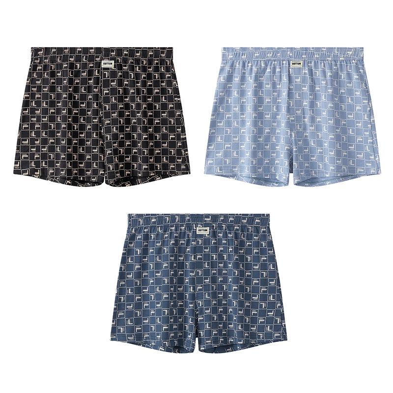 

Мужские брюки Aro, сетчатое нижнее белье, хлопковые свободные, с высокой талией, тонкие, дышащие, домашние трусы, шорты, карманы, трусы M-3XL Plus Size 3XL