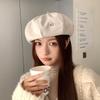 Autumn and Winter Beret Hat for Women Warm British Retro Pumpkin Hat Japanese Fashion Casual Literary Painter Hat Newsboy Hat