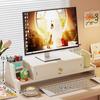 Adjustable Desktop Monitor Riser with Drawer Storage & Laptop Stand