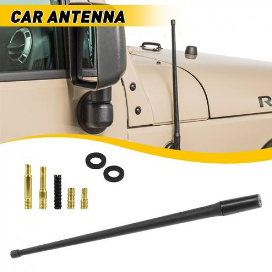 13" INCH FLEXIBLE RUBBER ANTENNA MAST W/ Screws FITS: - 1995-2015 Toyota Tacoma