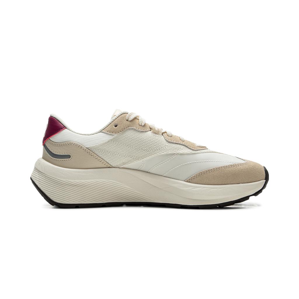 Li Ning Zheng Rong M500 Versatile Retro Thick Sole Fashion Trend Shock Absorption Non-Slip Wear-Resistant Support Low-Top Casual Shoes AGCV056-3
