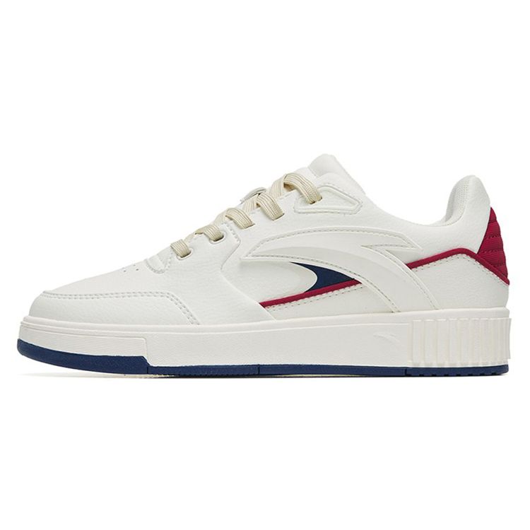 Anta Women 982 Low Top Retro Casual Sneakers White Light Brown 122248066-6 38