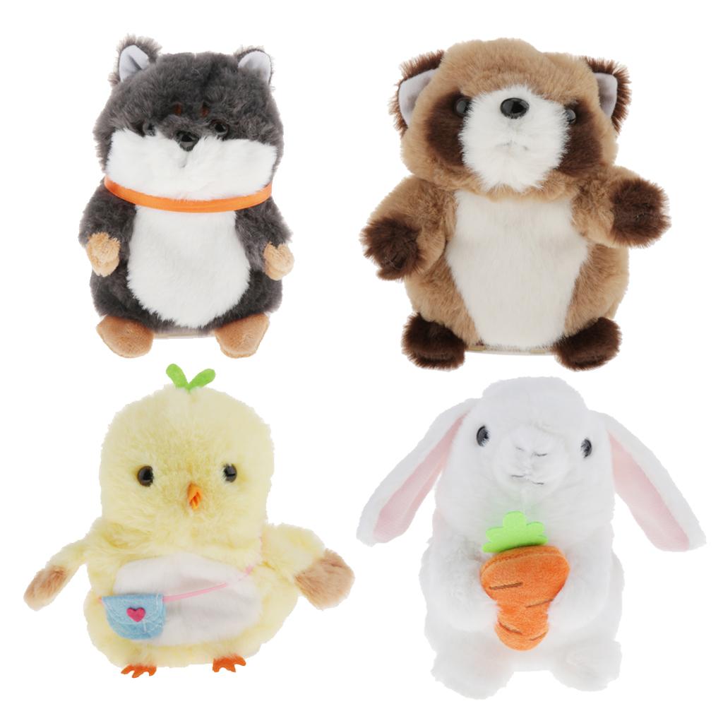 Talking Animal Repeats What You Say Electronic Cute Interactive Plush Toy