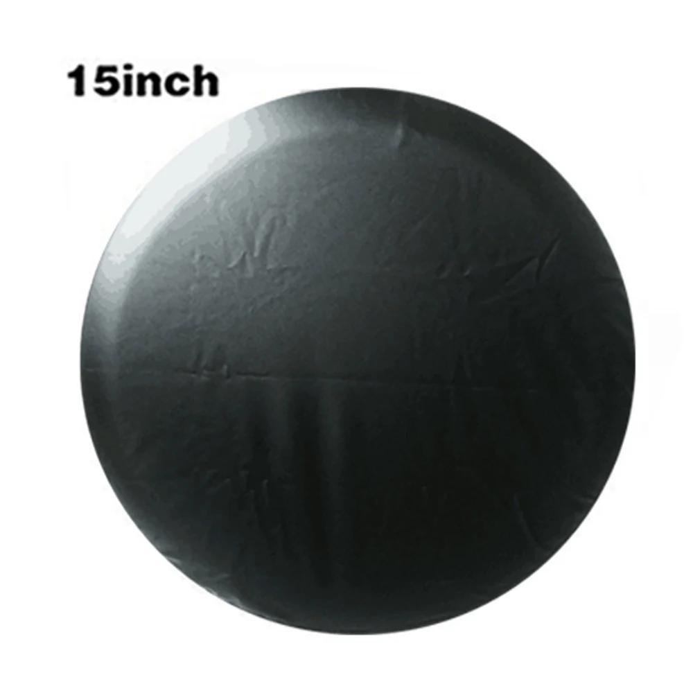 1PC 14"-17" Inch PVC Leather Car Spare Tire Wheel Cover Protector For All Car Tire Bag Spare Wheel Tire Cover Black Protector