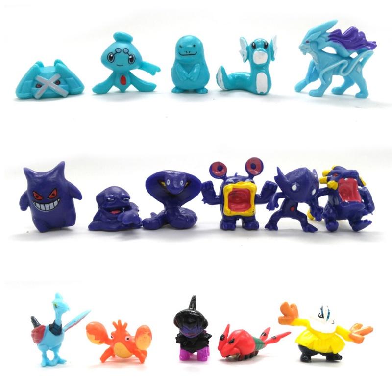 144pcs Pokemon Action Figures Collection Toy Anime Kids Toy Gift