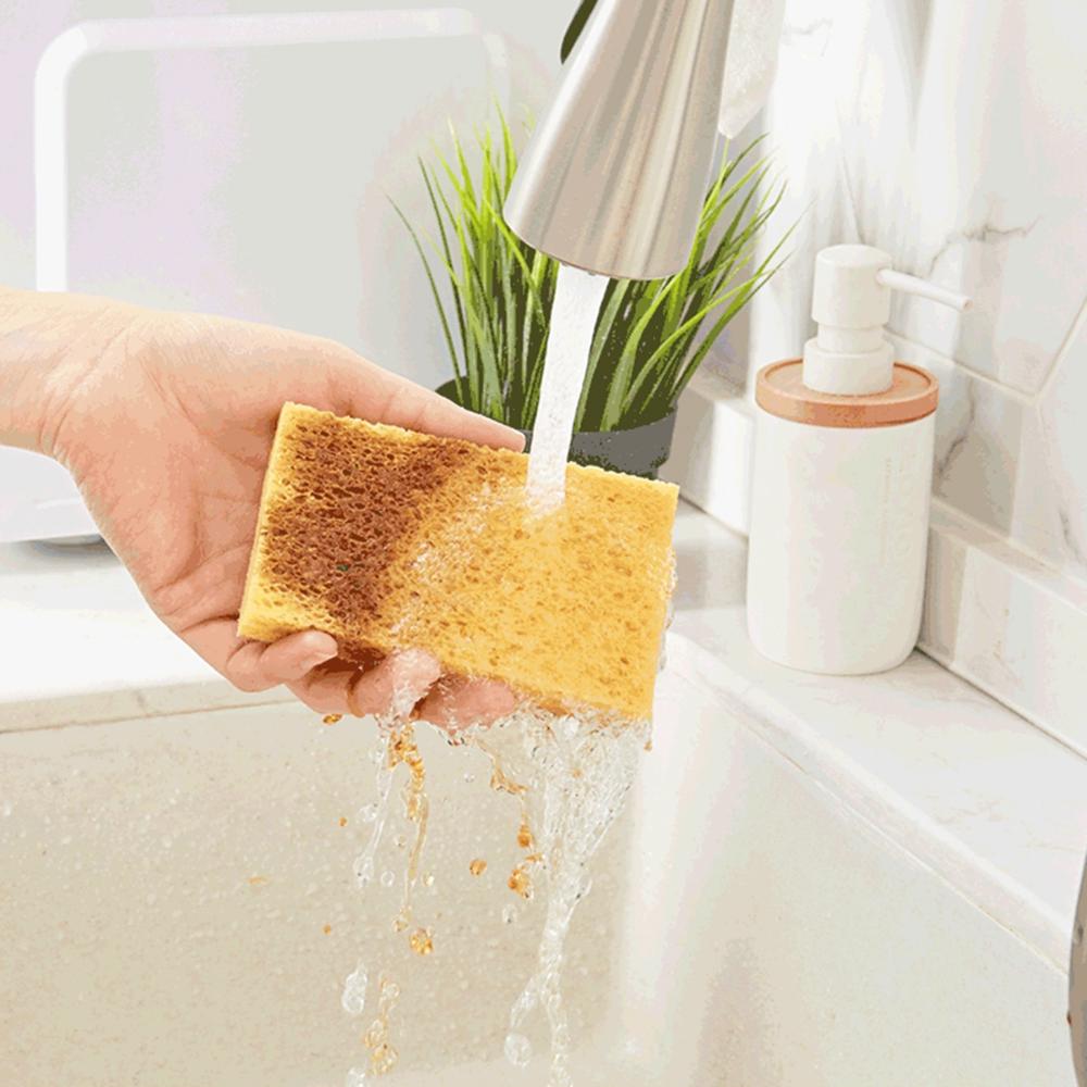 Natural Reusable Non Scratch Sisal Hemp Fiber Scrub Sponge Cleaning Pad Dish Cleaner Scrubber