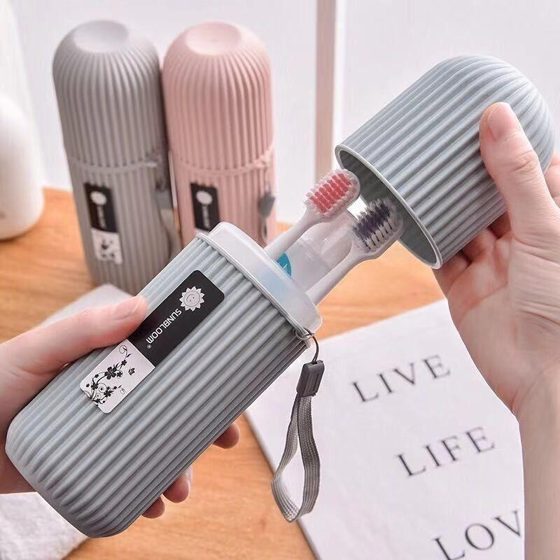 Travel Toothbrush Box Portable Washing Cup Brushing Mouthwash Cup Set Tooth Tank Large Toothpaste Holder Tooth Storage Box