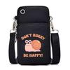 Casual mobile phone bag cute printing new messenger bag Korean version versatile small bag vertical change bag