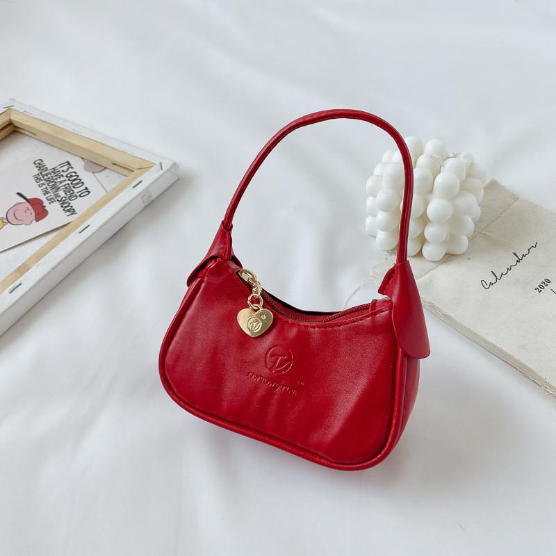 Stylish And Versatile Children's Mini Handheld Shoulder Bag In Trendy Colors For Daily Use