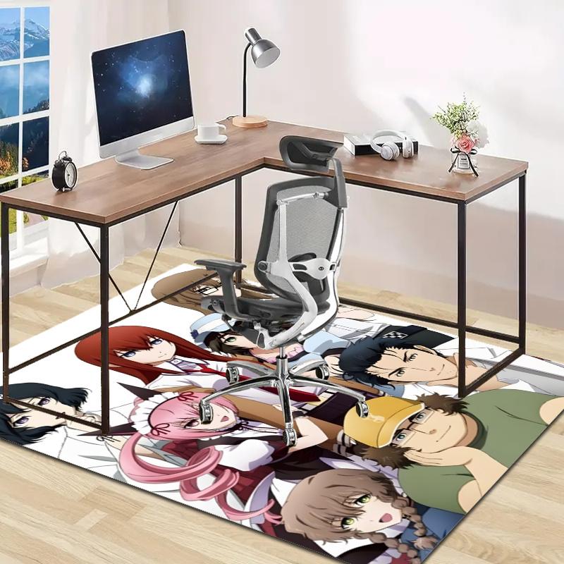 Steins;Gate Design Area Rug - Non-Slip, Soft & Cozy Floor Mat for Living Room, Bedroom, Office - Indoor/Outdoor Decorative Carpet