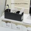 Acrylic Transparent Pen Holder & Three-Compartment Desktop Organizer