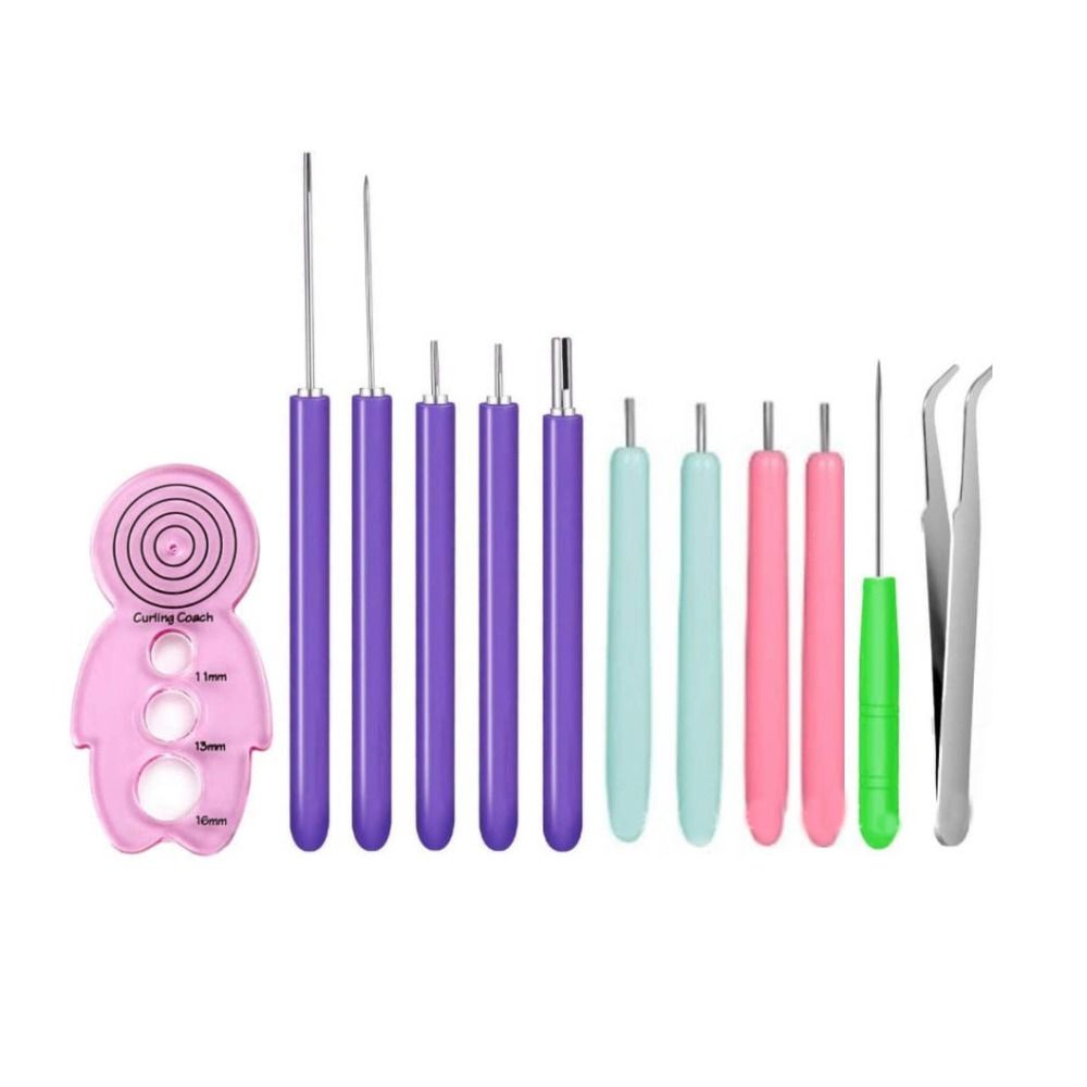 12PCS Multi Size Paper Quilling Tools Paper Curling Paper Quilling Pen  Paper Art