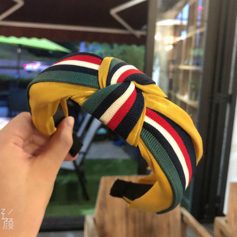 Bohemia Style Hairband Top Knot Turban Vintage Elastic Hair Head Hoop Bands Accessories Headband for Women Girls Print headdress