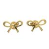 Used TIFFANY&Co. Pierce Bow Ribbon K18 Yellow Gold 2.1g Yellow Gold Jewelry