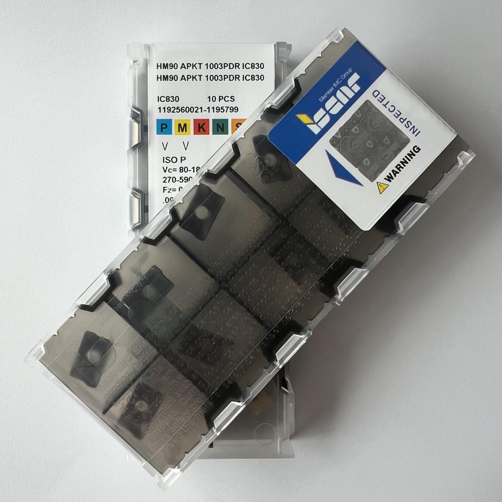 ISCAR / HM90APKT1003PDR IC830 / Industrial indexable carbide inserts 10 Pcs