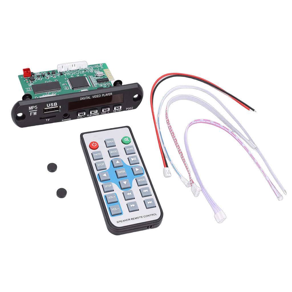 Decoding Board   5.4 HD MP5 MP3 MP4 Format Decoder Module Amplifier Decoding 1080P Video   Player