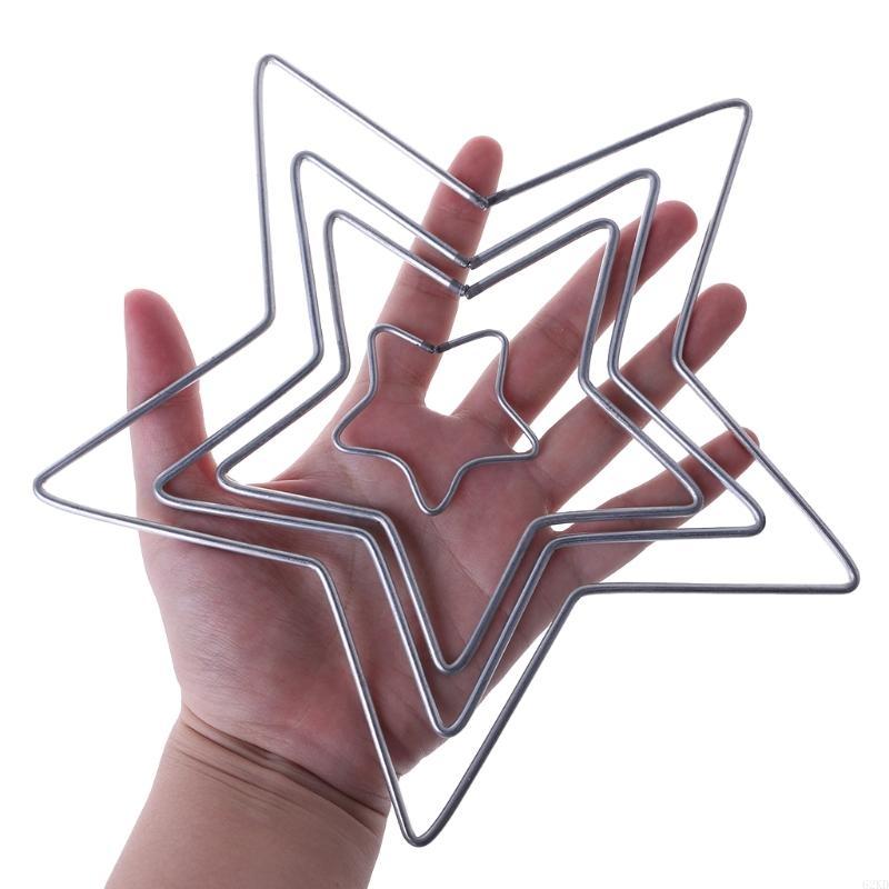 62KD Star Dream Catcher Ring Macrame Engagement Wedding Flower Arrangement