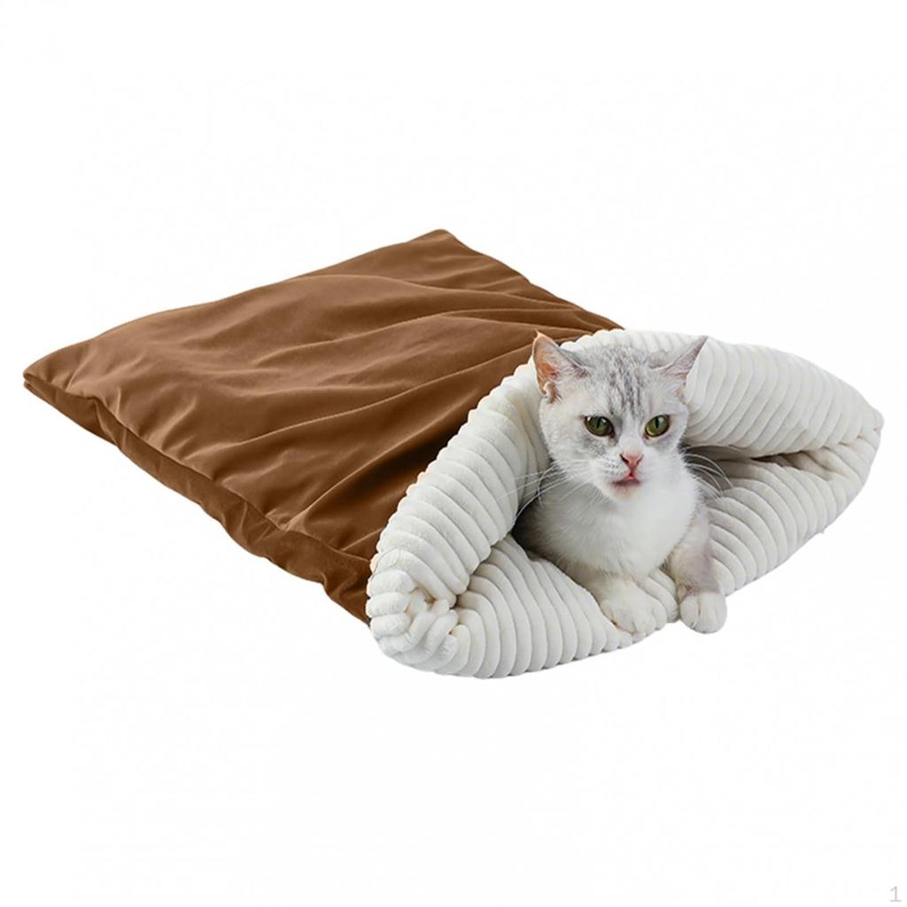Cat Sleeping Bag Bed Hideaway Pet Supplies Wear Resistant Self Warming