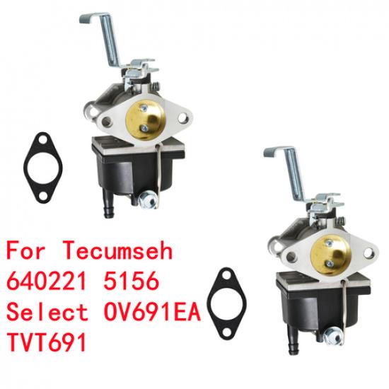 2pcs Carburetor Assy Fits For Tecumseh Select OV691EA TVT691 Models 640221 5156